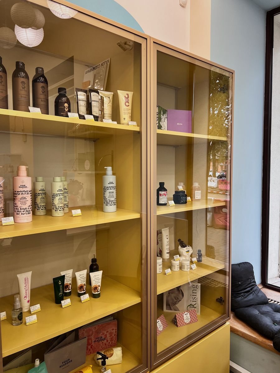 Skincare shelf