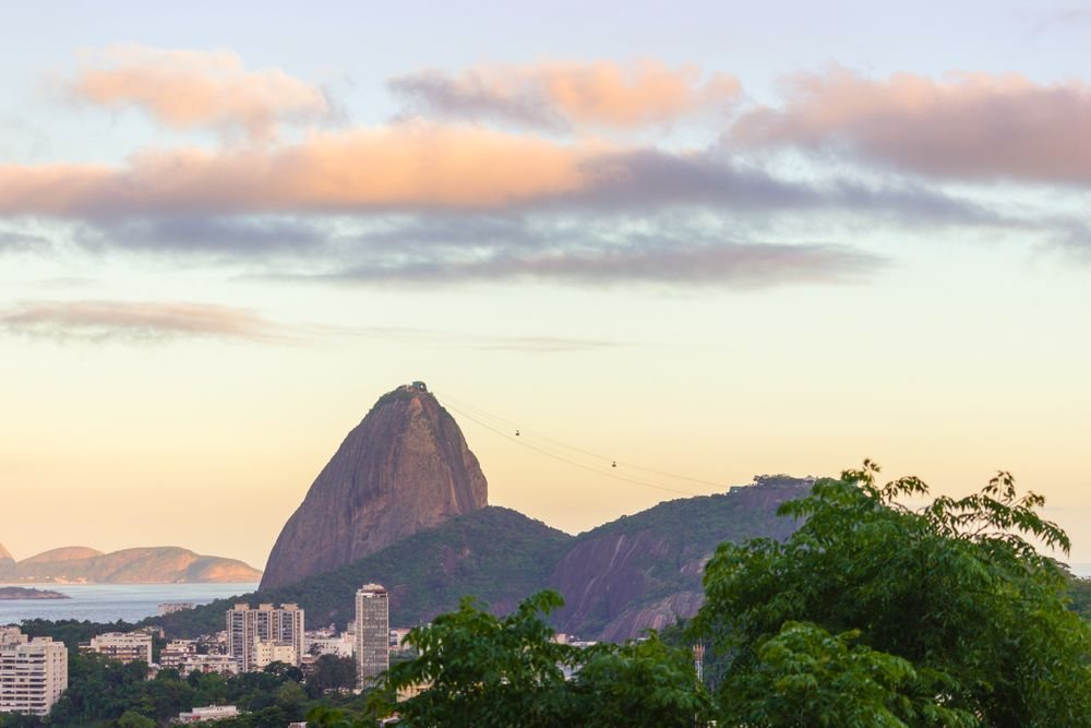 Sugarloaf Mountain at sunset