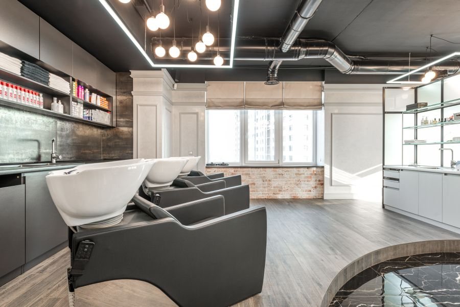 Backwash chairs for the head spa